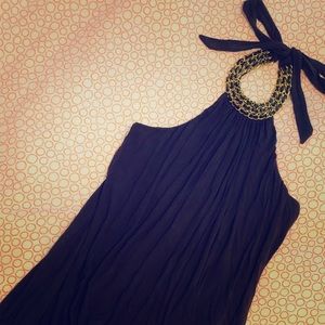 Sky halter dress